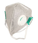 Activated Carbon FFP2 Respirator Mask 4 Layer Gray Color Non Stimulating Tedarikçi