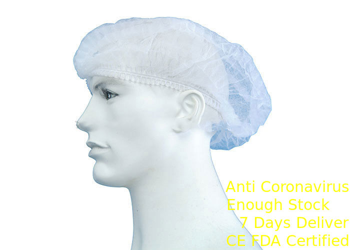 Dokuma Olmayan Malzeme Tek Kullanımlık Cerrah Kap Saç Ağları Hafif 10gsm Kalınlık Tedarikçi