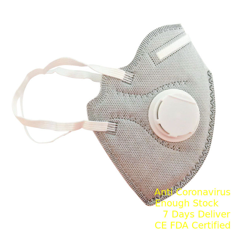 Anti Pollution Folding FFP2 Mask Disposable Non Woven Face Mask With Valve Tedarikçi