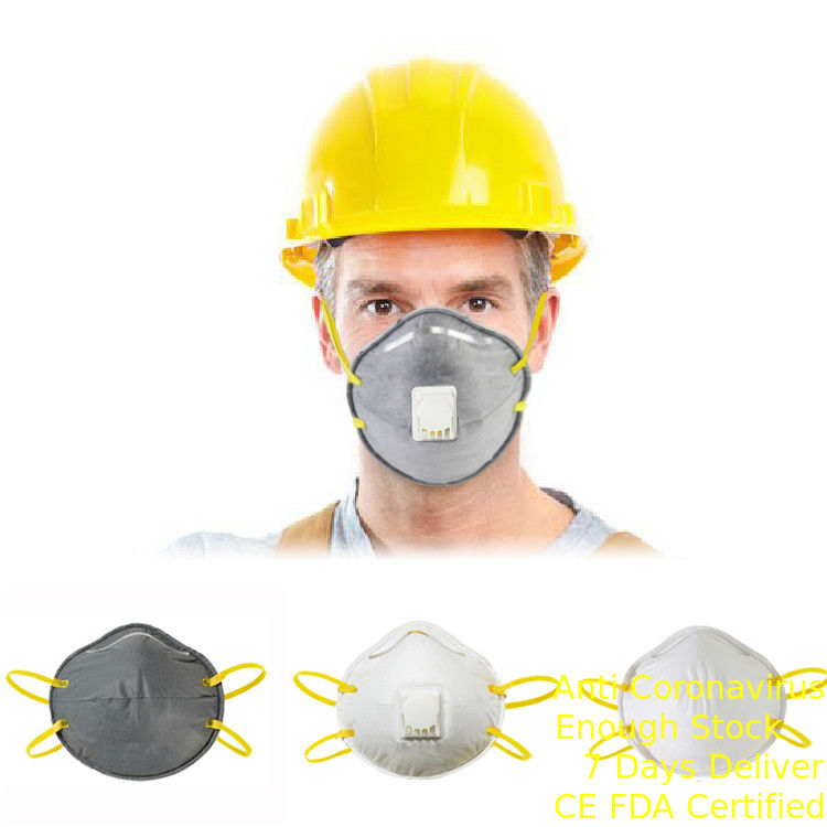 Cilt Dostu N95 FFP2 Standart Anti Toz Dokuma Olmayan Bardak Solunum Maskesi Tedarikçi