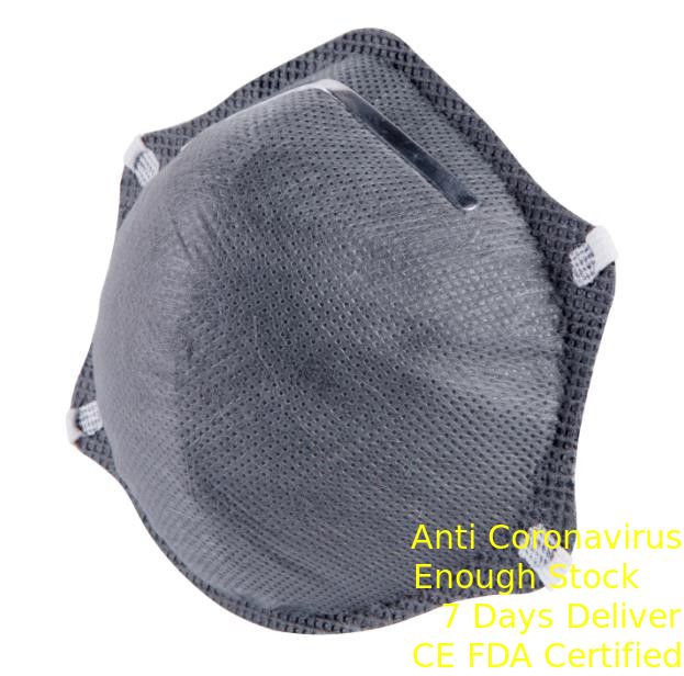 Tek Kullanımlık FFP2 Karbon Filtre Maskesi, 4 katlı Tek Kullanımlık Toz Maskesi Tedarikçi