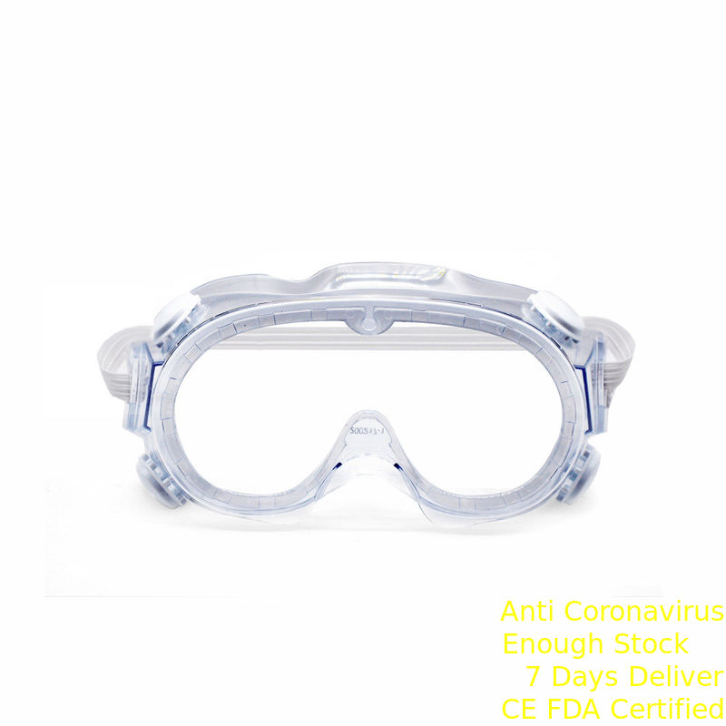 Darbeye Dayanıklı Özel Tıbbi Gözlükler Dört Valf Polikarbonat Malzeme Tedarikçi